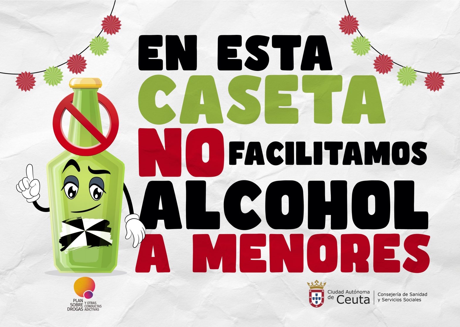 Campaña para sensibilizar sobre los riesgos del consumo de alcohol y menores en Fiestas Patronales 2023